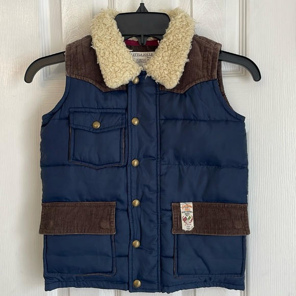 Little Joule Boys Down Puffer Vest - Picture 1 of 10